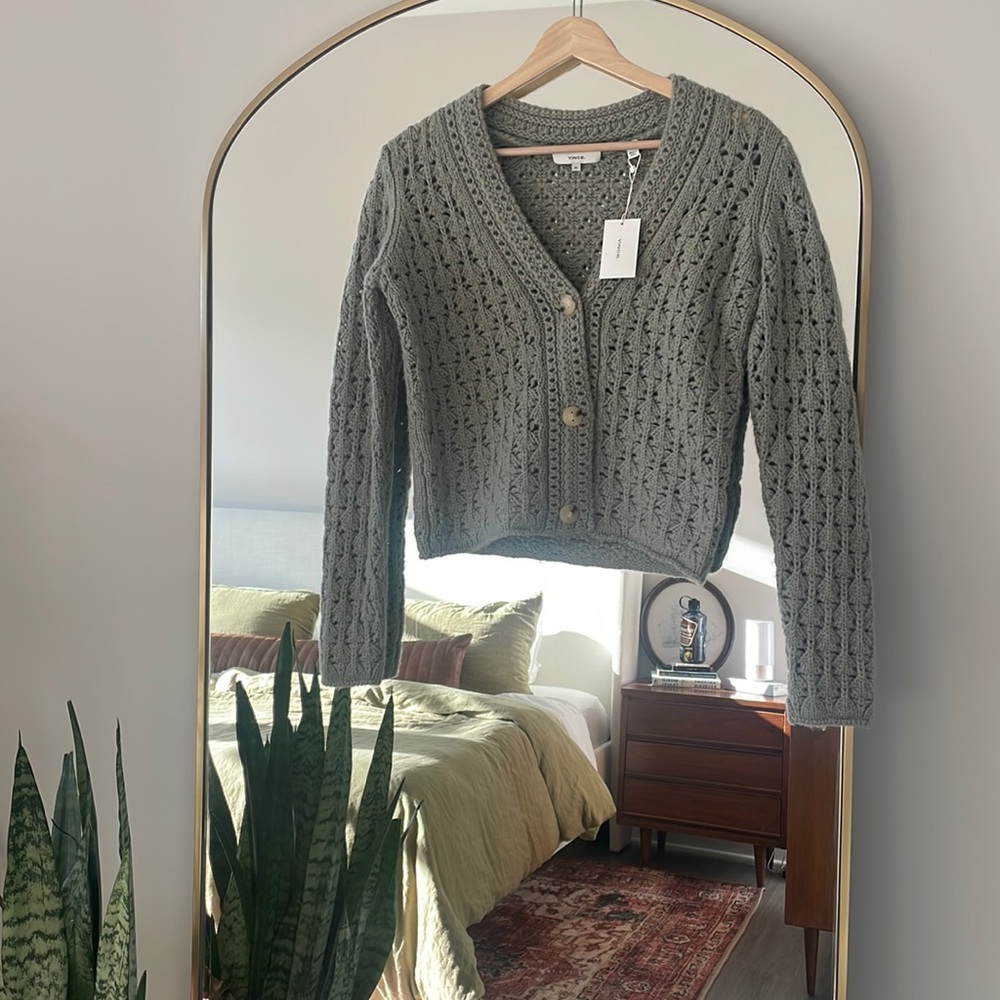 NWT vince sage cardigan size xs